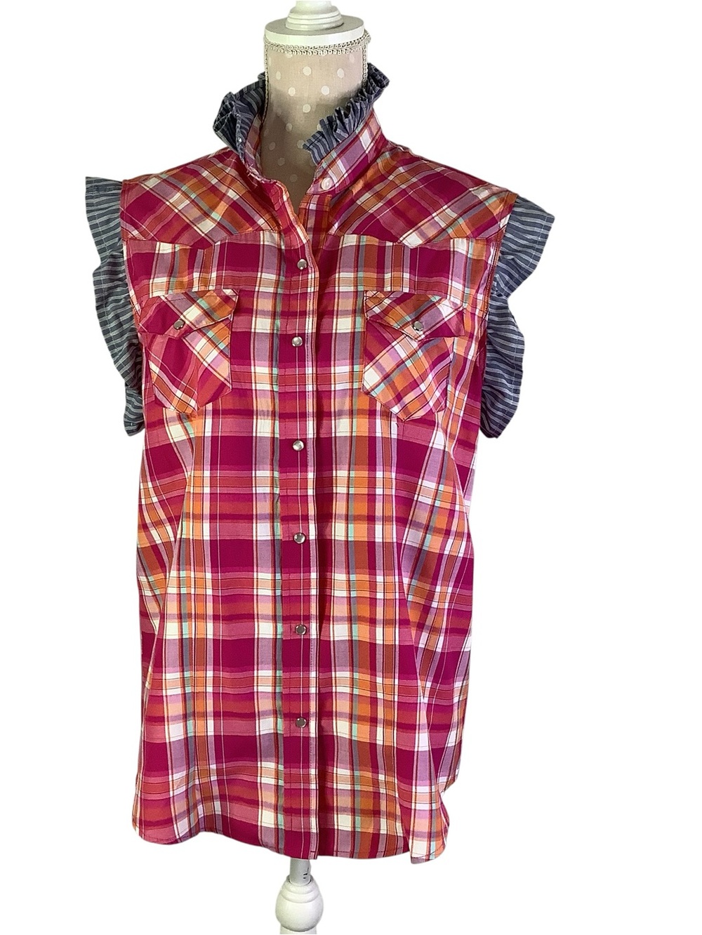 Cowgirl Legend Upcycled Woman’s Shirt Size L